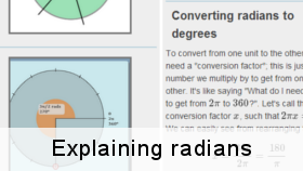 Radians and degrees