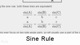 Sine Rule